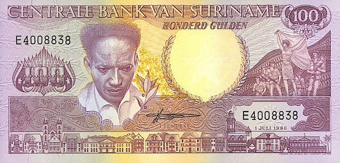 Suriname - SurinamP133a-100Gulden-1986-donatedgvf_f.jpg