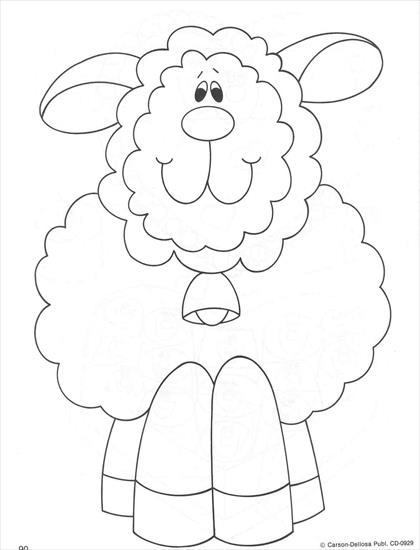 Karty pracy, zabawy plastyczne - 090 Sheep.jpg