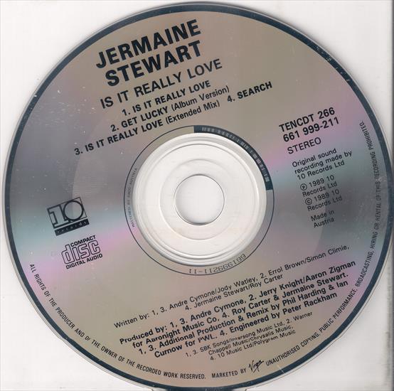 Is It Really Love CD single, 1989 - płyta.jpg