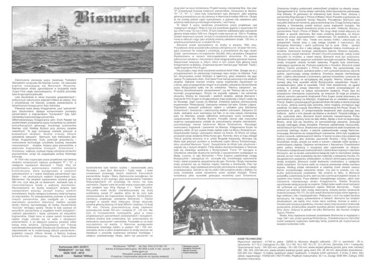 GPM 182 -  DKM Bismarck niemiecki pancernik z II wojny światowej A3 - 02.jpg